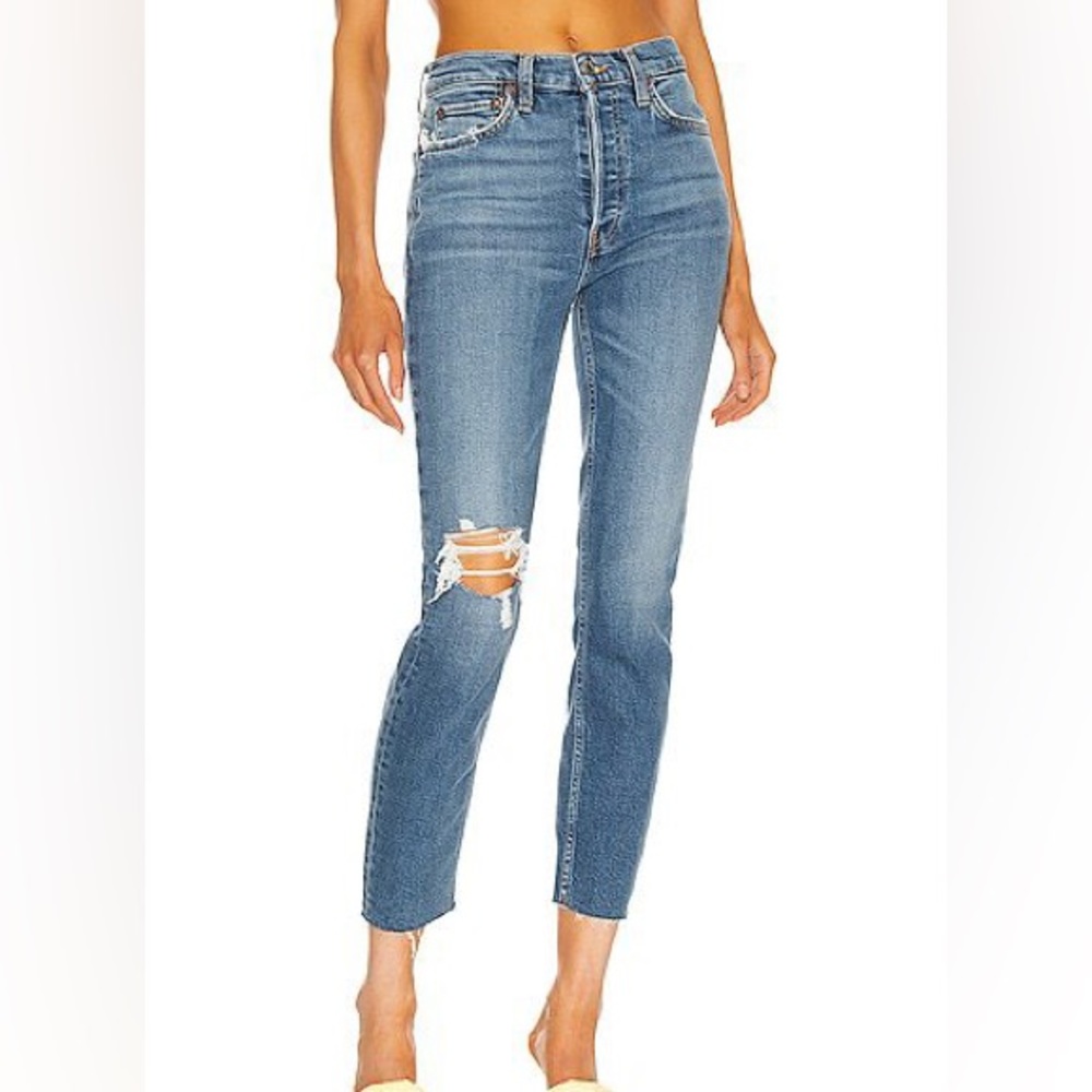 Re-Done Jeans Vintage Indigo Destroy Size 25